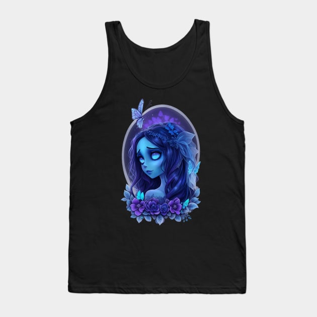 Haunting Corpse Bride Tank Top by Selene’s Designs